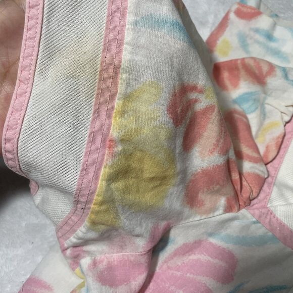 Vintage Chic It’s a Charm Pastel Floral Sleep Dress Size Large Buton Front - Picture 8 of 9